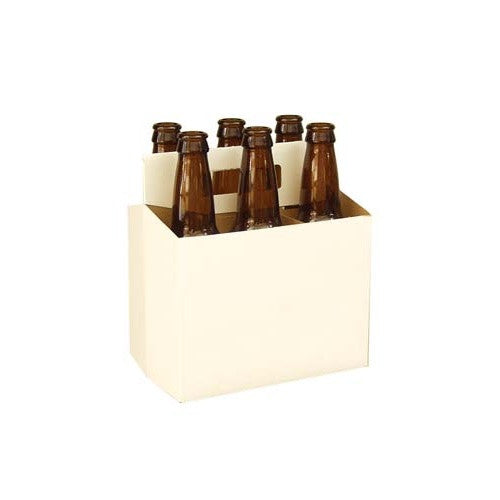 MT Products Kraft Cardboard 4 Pack Carrier/12 oz Bottle Holder
