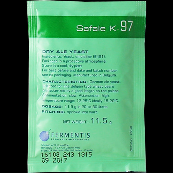 Safale K-97 Dry Ale Yeast