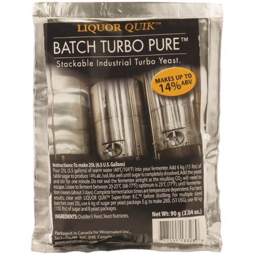 Liquor Quik Batch Turbo Pure Yeast - 90 g Pack