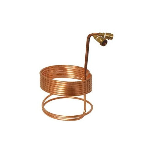 Wort Chiller - Immersion Chiller (25' x 3/8" With Brass Fittings)